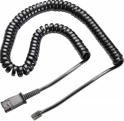 Produktbild von HP Poly U10P-S Headset-Kabel für Poly EncorePro – Schwarz
