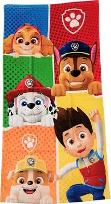Obrázek produktu pro Osuška Paw Patrol se Skye a přáteli Osuška 70 x 140 cm 100 % bavlna