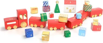 Produktbild von Adventskalender Zug, Mix (1 Box / 8 Stk.)