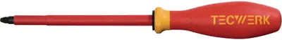 Productafbeelding van Schroevendraaier, Pozidriv (PZD), 3 stuks, bladlengte 150 mm, VDE-geïsoleerd