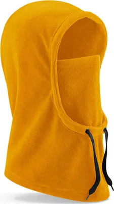 Produktbild von Beechfield B282R | Recycled Fleece Hood - 100% recycelter Polyester - Farbe: Mustard - Größe: One Size