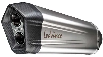 Produktbild von Leovince Lv-12 Ktm Ref:15300 Stainless Steel&carbon Homologierter Schalldämpfer Silber Homologated Silber Homologated