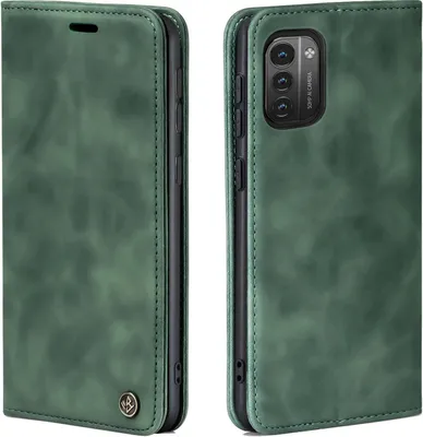 Produktbild von Handy Hülle für Nokia G11 / G21 Klapphülle Bookcase Flip Cover Handy Tasche Etui Farbe: Grün