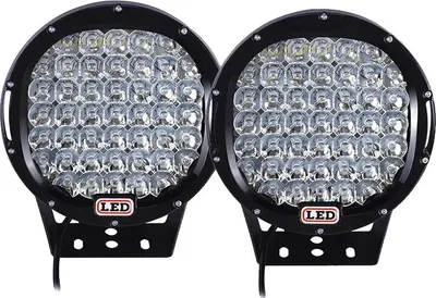 Obrázek produktu pro Pracovní světlo LED, vysoký výkon, bodový paprsek, 2x černý 225W spot