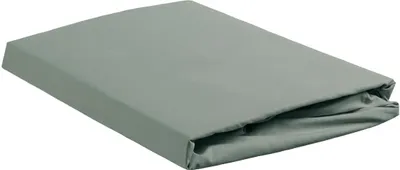 Produktbild von Ambiante Spannbettlaken  Baumwoll Uni HL Green 120x200 grün