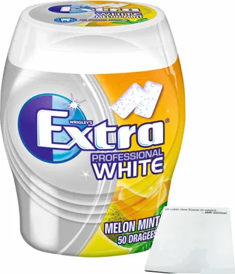 Produktbild von Wrigleys Extra Professional White Melon Mint (50St Dose) + usy Block