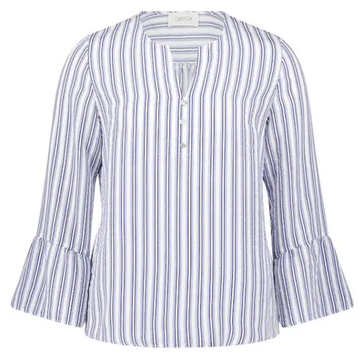 Produktbild von Cartoon Bluse Kurz 3/4 Arm 1880 White/Blue 44