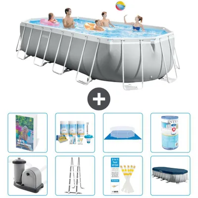Immagine prodotto di Piscina Prism Frame ovale - 610x305x122 cm - 9 pezzi S556