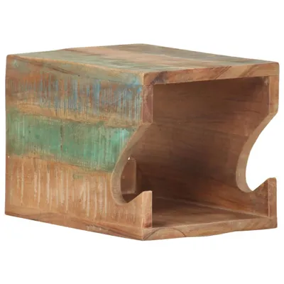 Image de Support mural de vélos 35x25x25 cm Bois de récupération massif