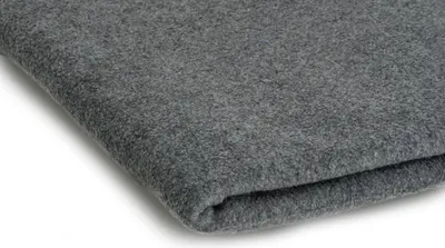 Produktbild von Polar Fleece Stoffe 200 g/m2 Dunkelgraue Melange 50 x 155 cm