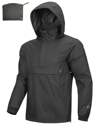 Obrázek produktu pro Nepromokavá bunda do deště pro muže – lehká větrovka pro outdoorové aktivity