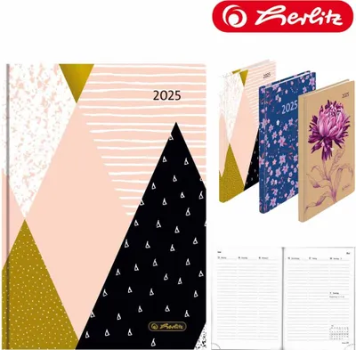 Produktbild von herlitz Minitimer Artline - DIN A6 - 2025 - Motiv sortiert