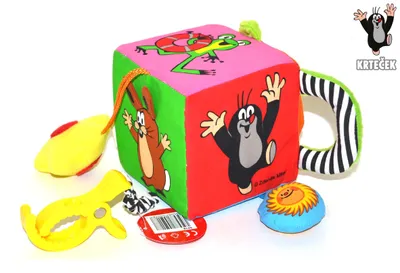 Produktbild von Textil Multi Cube Maulwurf 10 cm
