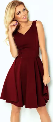 Produktbild von Numoco Minikleid für Frauen Muslua bordo XL