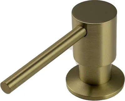 Produktbild von Pure.Sink Elite Steel Shine Einbau Seifenspender PVD gebürstetes Gold von oben nachfüllbar PS9010-60