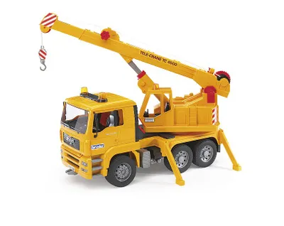 Produktbild von Bruder 02754 - MAN TGA Kran-LWK, Kranaufbau um 360° drehbar