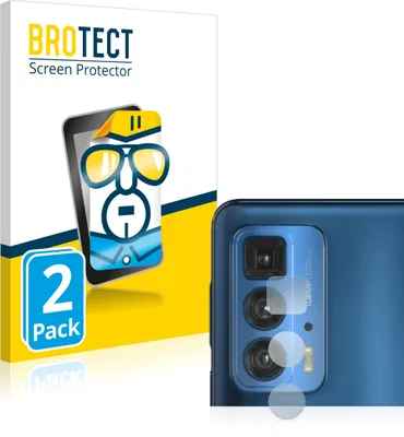 Produktbild von 2x Für Motorola Edge 20 Pro (NUR Kameraschutz) Schutzfolie BROTECT Displayschutz Display Schutz Folie Klar Transparent