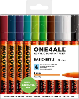 Produktbild von MOLOTOW ONE4ALL 127HS 10er Basic-Set 2