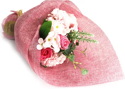Immagine prodotto di Bouquet di saponette in piedi - Rosa