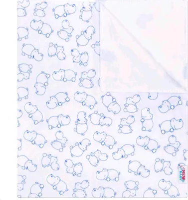 Immagine prodotto di Cuscino impermeabile in flanella Nuovo ippopotamo bambino