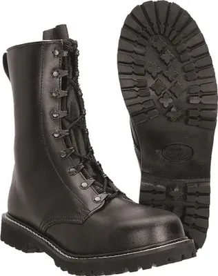 Produktbild von MIL-TEC Springerstiefel Modell "Para" m. Kappe 9-Loch Outdoor Army Stiefel Boots 47