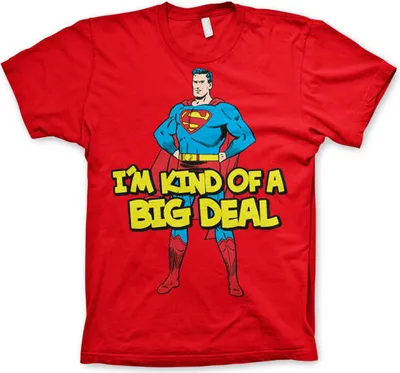 Produktbild von Superman - Im Kind Of A Big Deal T-Shirt - X-Large - Red
