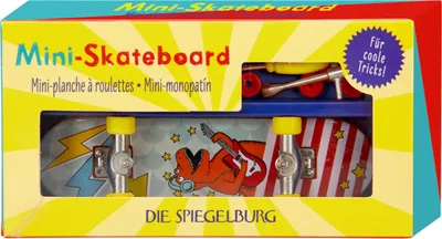 Produktbild von Die Spiegelburg Mini-Skateboard - Bunte Geschenke, sortiert (1 Stück) bunt