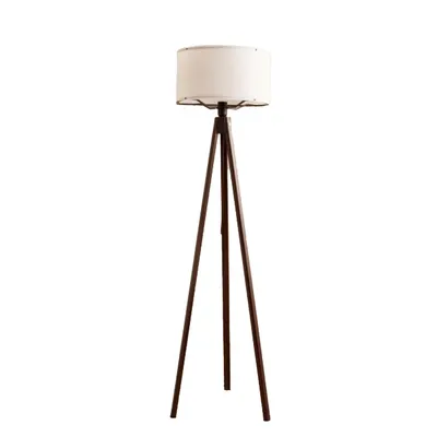 Image de Opviq, AYD-3456, Lampadaire, blanc, tissu, 21 x 21 x 140 cm