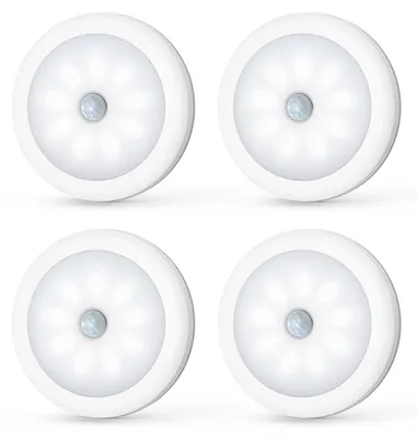 Bewegungssensor-Licht, magnetisch, 3 Modi, aufladbar, für Treppe & Schrank