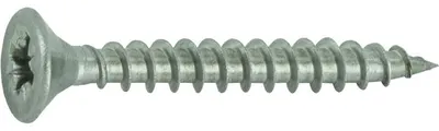 Image de Vis Agglo Inox A2 Pozi 6x50 Vynex Acier Inoxydable A2, Tête Pozi, Usage Bois Aggloméré - Vynex