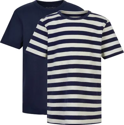 Produktbild von Minymo Basic 32 2 Pack Kurzarm-t-shirt Mehrfarbig 18 Months Jungen Mehrfarbig 18 Months