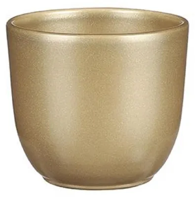 Produktbild von Mica Decorations Blumentopf - gold - Keramik - H9 x D10 cm