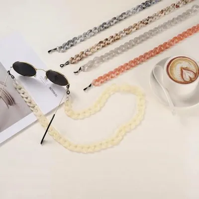 Produktbild von Brillenketten für Damen, Acryl-Brillenhalterketten für Gläser