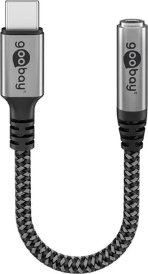Immagine prodotto di Adattatore Goobay Adattatore audio AUX da USB-C a jack da 3,5 mm nero