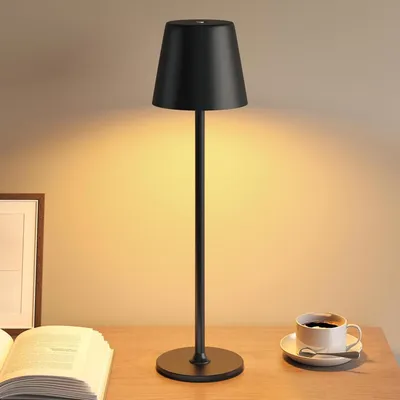 Produktbild von UPXNBOR LED Tischlampe Kabellos, Vollmetall Tischlampe für Outdoor & Indoor
