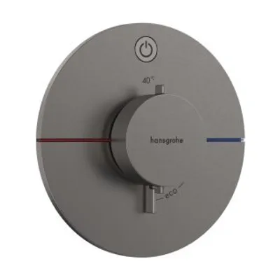 Imagen del producto de Kit de montaje prefabricado para termostato de ducha ShowerSelect Comfort S, acabado  cepillado