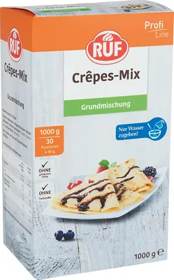 Produktbild von RUF Crepes Mix Backmischung für Crepesteig 1kg