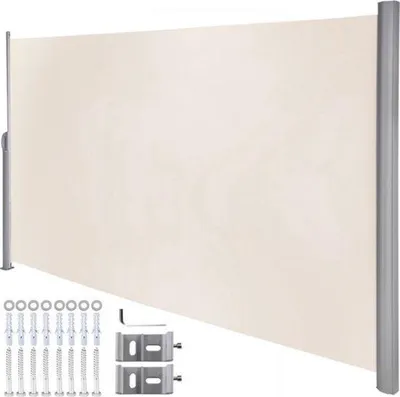 Image de Parasol de terrasse - 160 x 300 cm - Parasol latéral en forme de U