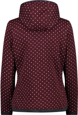 Produktbild von Cmp Woman Jacket Fix Hood 13Yp Burgundy-Bianco 44