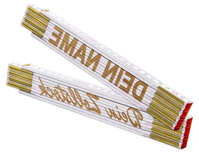 Produktbild von Personalisierter Zollstock mit Gravur - Individuelles Geschenk mit Wunschtext