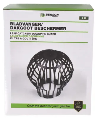 Produktbild von Fallrohrschutz Laubfang 2tlg. Ø12cm Dachrinnenschutz Rohr Verschlusskappe