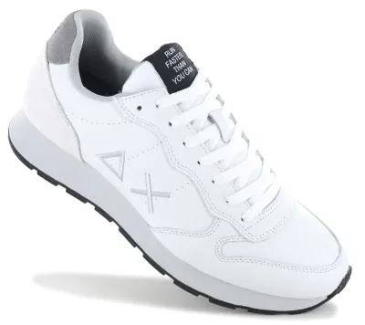 Immagine prodotto di SUN68 Tom Classic, scarpe da ginnastica in pelle da uomo, colore bianco, taglia EU 46, codice prodotto Z46103-01