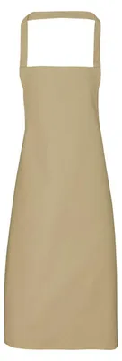 Image de Premier - Tablier à bavette, Coton LT3023 (taille unique) (kaki)
