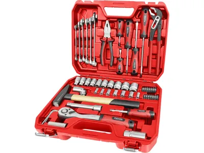 Obrázek produktu pro EXTOL PREMIUM 8818420 sada nářadí 55ks, 1/4", 1/2", CrV