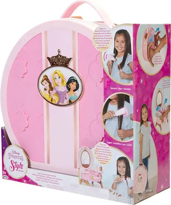Produktbild von Jakks Pacific Disney Reise-kosmetikset Für Prinzessinnen Rosa Kinder Rosa One Size