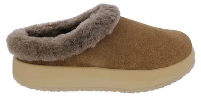 Produktbild von Joya Clog Riga Brown II JY143A, Velourleder, Warmfutter, Senso-Sohle, Fußbett zum Wechseln 37
