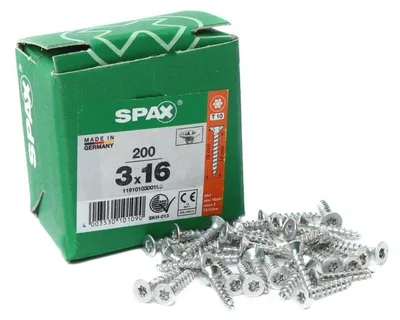Produktbild von SPAX Senkkopfschraube WIROX Vollgewinde T10 3,0x16 VPE 200