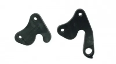 Immagine prodotto di XLC DO-A19 gancio deragliatore per Sinus dal 2015, alluminio, nero o argento, 2 pezzi (colore casuale, 1 set)
