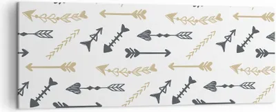 Produktbild von Bild auf Leinwand - Leinwandbild - Abstraktion modern - 140x50cm - Wand Bild - Wanddeko - Leinwanddruck - Bilder - Kunstdruck - Wanddekoration - Leinwand bilder - Wandkunst - AB140x50-3970