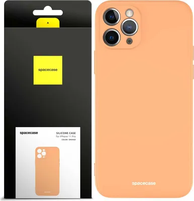 Immagine prodotto di SPACECASE Custodia in silicone per iPhone 11 Pro arancione